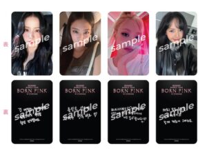 BLACKPINK BORNPINK 前売り特典日本限定フォトカード 8枚セット 9月16日(金)に2nd ALBUM『BORN PINK』発売決定！ 日本でも本日