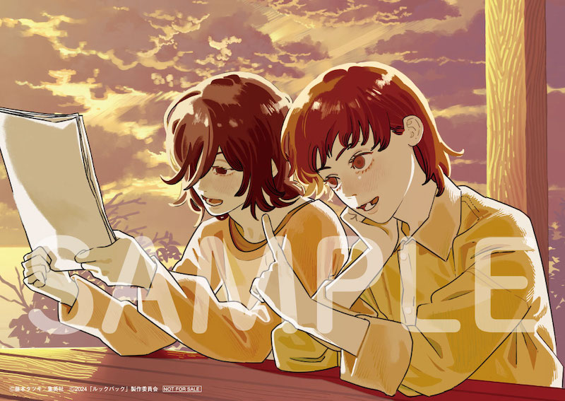 劇場アニメ『ルックバック』Blu-ray＆DVD特典に使用される、藤本タツキ先生描きおろしイラスト解禁！