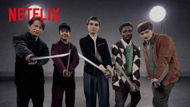 国境を越えて生まれた師弟関係に「押忍！」 Netflix『イクサガミ』＆『ストレンジャー・シングス』コラボ映像