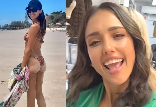 セクシーすぎる「Tバック日焼け美尻」披露した44歳ジェシカ・アルバ　年下恋人に新作映画に大忙し